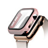 Açık Pembe 360 Derece Ekran Koruyucusu Apple Watch Ile Uyumlu 38-40-41mm 3/4/5 Serisi