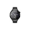 Sunix WT4 Pro Amoled Ekran Deri ve Metal Çift Kordonlu 46 MM Siyah Akıllı Saat