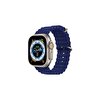 Sunix Apple Watch 38MM / 40MM / 41MM Uyumlu Akıllı Saat Kordonu Lacivert