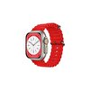 Sunix Apple Watch 38MM / 40MM / 41MM Uyumlu Akıllı Saat Kordonu Kırmızı