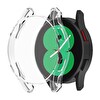 Microsonic Samsung Galaxy Watch 4 40 MM Kılıf 360 Full Round Soft Silicone Şeffaf