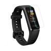 Huawei Band 5 İle Uyumlu Ön Darbe Emici Ekran Koruyucu Nano Cam (4 Adet)