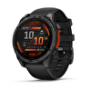 Garmin Fenix 8 47 MM Amoled Slate Gri Siyah Silikon Kayışlı Akıllı Saat