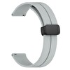 Microsonic Huawei Watch Gt4 46mm Kordon Ribbon Line Gri