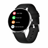 Haino Teko 27 Waterproof Akıllı Saat AMOLED Ekran Bluetooth Arama 3 Kordon Set Gümüş