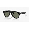 Ray-Ban Meta Gen3 Aviator Parlak Siyah Çerçeve Yeşil Polerize Cam Akıllı Gözlük - Beden 54