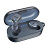 TOZO T10S IPX8 Su Geçirmez Enc Gürültü Engelleme 5.3 TWS Mavi Bluetooth Kulaklık