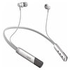 Linktech H992 Neckband 17 Saat Silikonlu Gri Ense Tipi Bluetooth Kulaklık