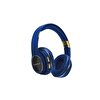 Sunix BLT-26 Wireless 5.0 Süper Bass Mavi Bluetooth Kulak Üstü Kulaklık
