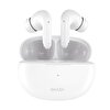 Shaza Air8 4 Mikrofonlu ENC 400 mAh TWS Silikonlu Beyaz Bluetooth Kulak İçi Kulaklık