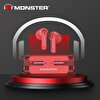 Monster Airmars XKT08 Kablosuz Gaming Kırmızı Bluetooth Kulaklık