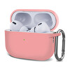Microsonic Airpods Pro 2. Nesil Kılıf Askılı Mat Silikon Pembe