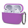 Microsonic Airpods Pro 2. Nesil Kılıf Askılı Mat Silikon Lila