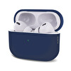 Microsonic AirPods Pro 2.nesil Kılıf Mat Silikon Lacivert