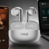 Mioji Air Buds 3 Kablosuz 5.3 IOS Android Windows PC ve Tüm Telefonlar ile Uyumlu Bluetooth Kulaklık - Gümüş