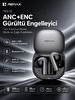 Remax TWS-18 ANC+ENC Aktif Gürültü Engellemeli 6.0 Kablosuz Bluetooth Kulaklık Siyah
