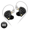 KZ ZS12 Pro X Ayarlanabilir Switch Tam Metal Hi-Fi Kulak İçi Kulaklık Siyah Mikrofonsuz