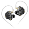 KZ PR3 Planar Sürücü Hi-Fi IEM Monitör Mikrofonsuz Kulak İçi Kulaklık Siyah