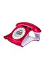 Multi̇tek Retro Özel Tasarımlı Kırmızı Kablolu Masa Telefonu