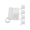 Karel TM140 Analog Beyaz Masaüstü Telefon 5 Adet