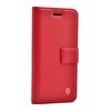 Teleplus iPhone SE 2020 Klasik Standlı Cüzdan Kırmızı Kılıf
