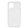 Teleplus iPhone 12 Pro Max Bling Glitter Sert Simli Silikon Gümüş Kılıf