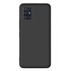 Teleplus Samsung Galaxy M51 Kılıf Lüks Mat Biye Silikon Siyah + Nano Ekran Koruyucu + Kamera Koruyuc