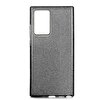 Teleplus Samsung Galaxy Note 20 Ultra Simli Silikon Siyah Telefon Kılıfı