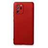 Teleplus Samsung Galaxy Note 20 Ultra Kılıf Kamera Korumalı Mat Silikon Kırmızı