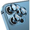 Teleplus iPhone 13 Pro CL-02 Kamera Metal Koruyucu Mavi