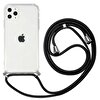 Teleplus iPhone 11 Pro X-rop Askılı Darbe Korumalı Silikon Siyah Kılıf
