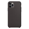Teleplus iPhone 12 Pro Max Lansman İçi Süet Silikon Siyah Kılıf