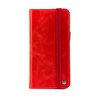 Teleplus iPhone 11 Kılıf Hakiki Deri Multi Delüxe Standlı Kartlıklı 2-1 Cüzdan Kırmızı
