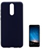 Smcase Huawei Mate 10 Lite Lüks Silikon Kılıf Siyah + Cam Ekran Koruyucu
