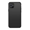 Teleplus iPhone 12 Pro Max Kılıf Lüks Silikon Siyah + Nano Ekran Koruyucu