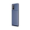 Teleplus Samsung Galaxy S20 Negro Karbon Silikon Lacivert Kılıf + Tam Kapatan Ekran Koruyucu