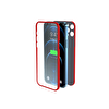 Teleplus iPhone 12 Pro Max Kamera Korumalı 360 Pp Hayalet Silikon Kırmızı Kılıf