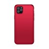 Teleplus iPhone 12 Pro Max Lüks Silikon Kırmızı Kılıf