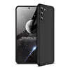 Teleplus Samsung Galaxy S21 5G 360 Sert Kapak Siyah Kılıf