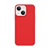 Teleplus iPhone 13 Kılıf Oley Soft Tpu İçi Süet Silikon Kırmızı + Tam Kapatan Ekran Koruyucu