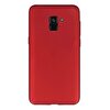 Gpack Samsung Galaxy A8 2018 Kılıf Premier Silikon + Nano Kırmızı