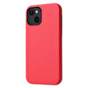 Gpack Apple Iphone 13 Mini Kılıf Eyzi Deri Silikon Lüx Tasarım Kırmızı