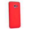 Gpack Samsung Galaxy S7 Kılıf Premier Silikon Kılıf + Nano Glass Kırmızı