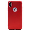 Gpack Apple iPhone X Premier Silikon Mat Kılıf Kırmızı