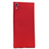 Gpack Sony Xperia Xa1 Plus Premier Silikon Kırmızı Telefon Kılıfı + Nano Glass Koruyucu