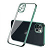 Gpack Apple iPhone 13 Mini Kılıf Box Kamera Korumalı Renkli Silikon Yeşil
