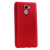 Gpack Xiaomi Redmi 4 Premier Silikon Kırmızı Kılıf+ Nano Glass Koruyucu