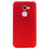 Gpack Alcatel A3 Kılıf Premier Silikon Kılıf + Ekran Koruyucu Kırmızı