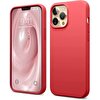 Teleplus iPhone 13 Pro Kılıf Liquid Lansman Wireless Destekli Silikon Kırmızı