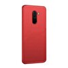 Gpack Xiaomi Pocophone F1 Kılıf Premier Silikon + Nano Kırmızı